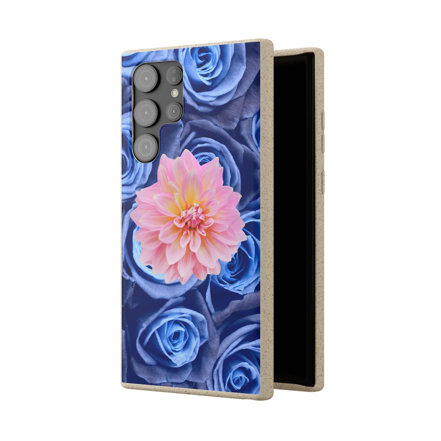 Biodegradable Cases- Blue Roses Design