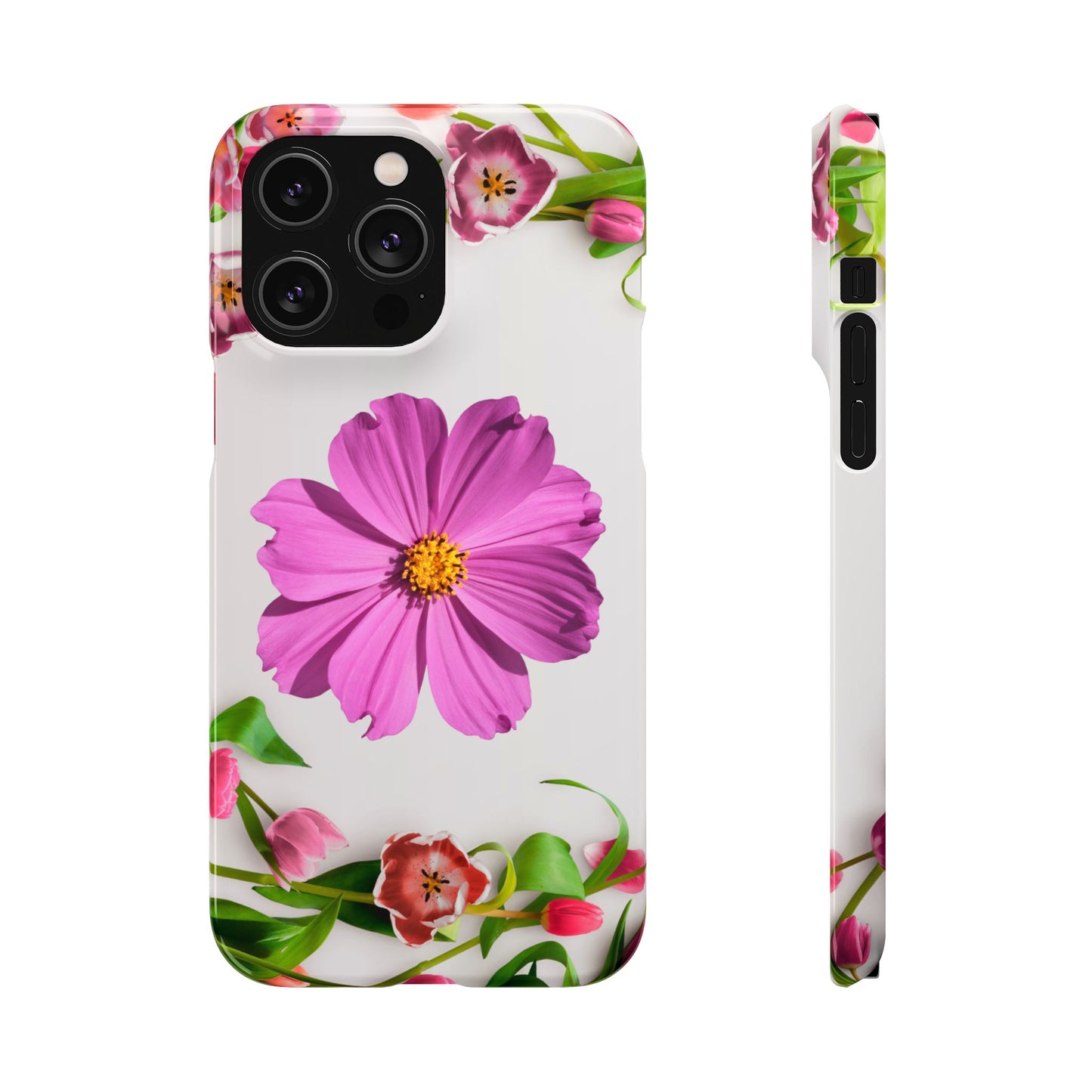 Snap Case- Elegant Flower Design