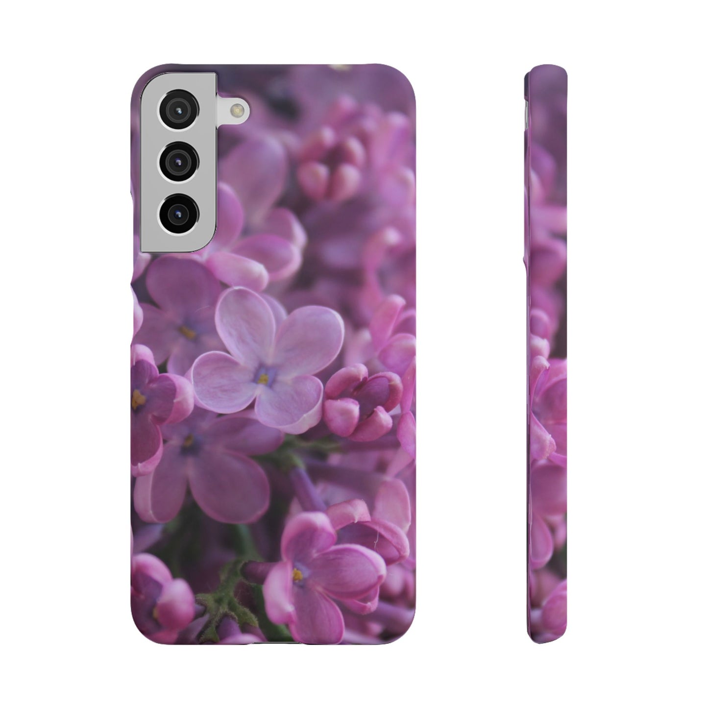 Snap Cases – Vibrant Purple Blossom Design for a Personalized Touch