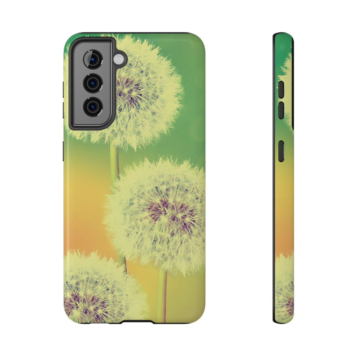 Impact-Resistant Phone Case - Whimsical Dandelion