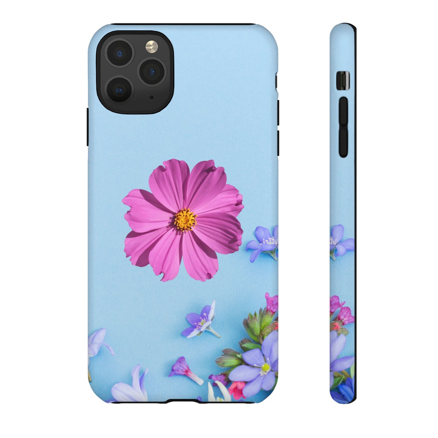 Tough Phone Case - Durable Protection with Vibrant Flower Design