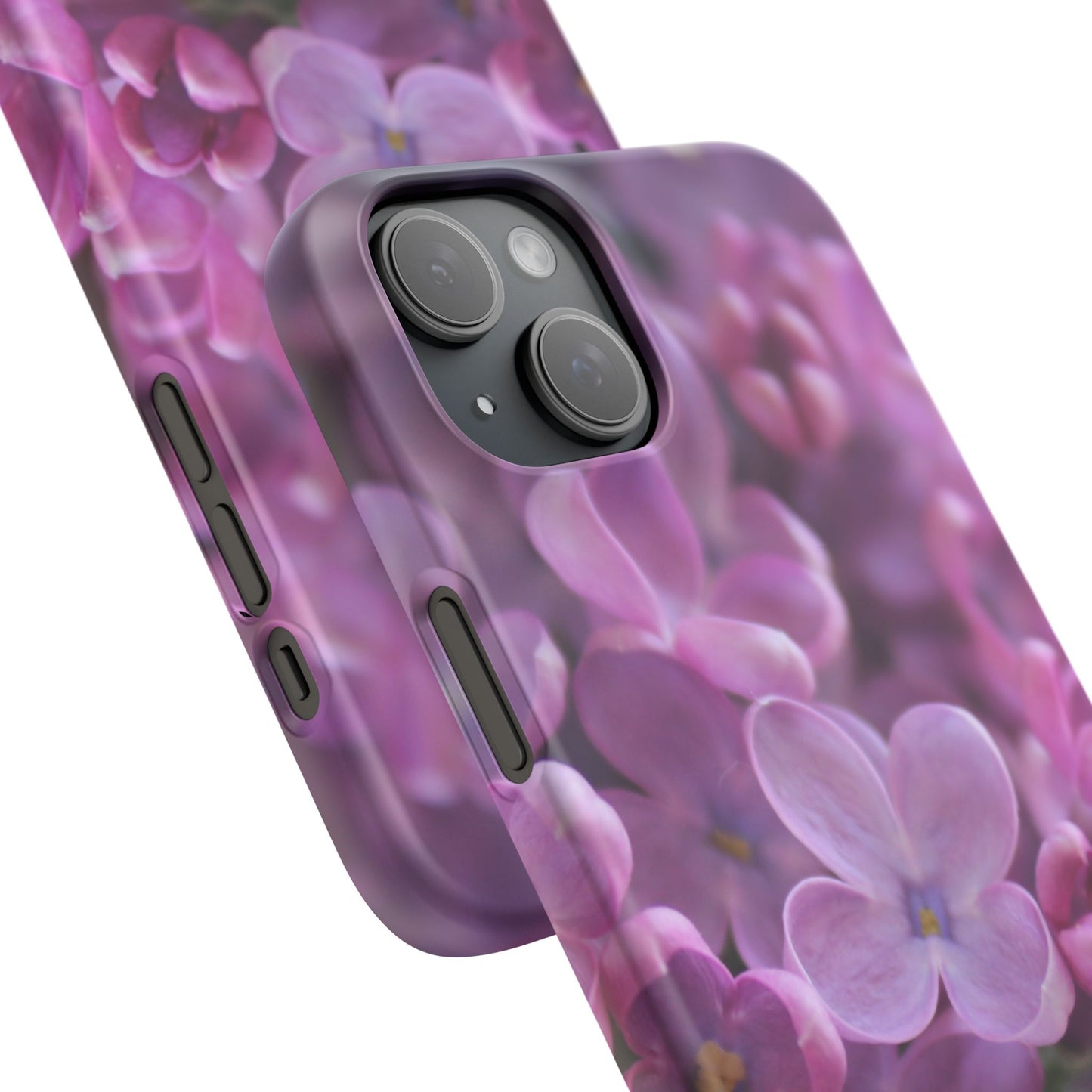 Snap Cases – Vibrant Purple Blossom Design for a Personalized Touch