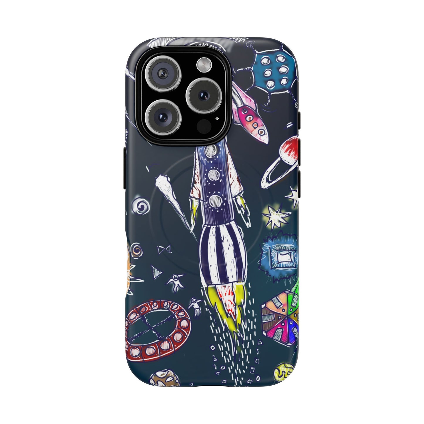 Tough Magnetic Case- Rocket Adventure