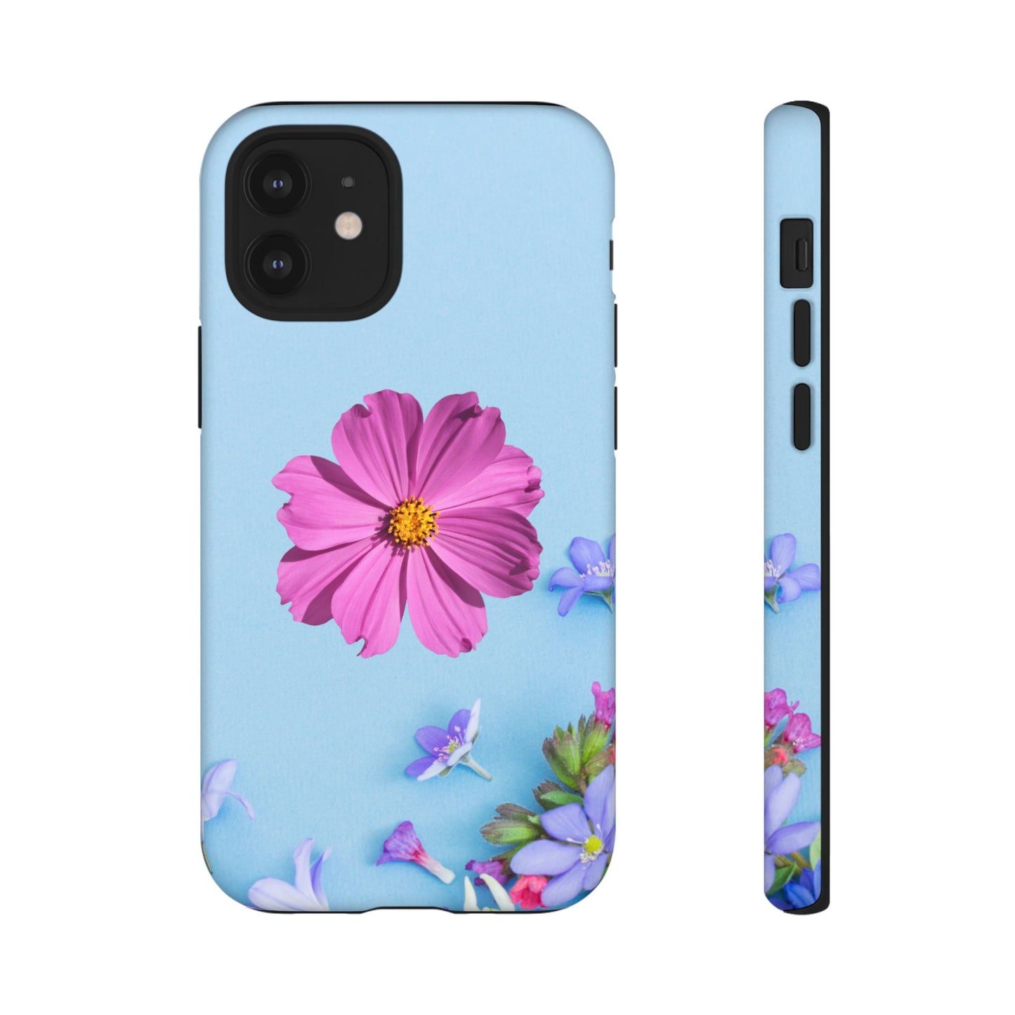 Tough Phone Case - Durable Protection with Vibrant Flower Design