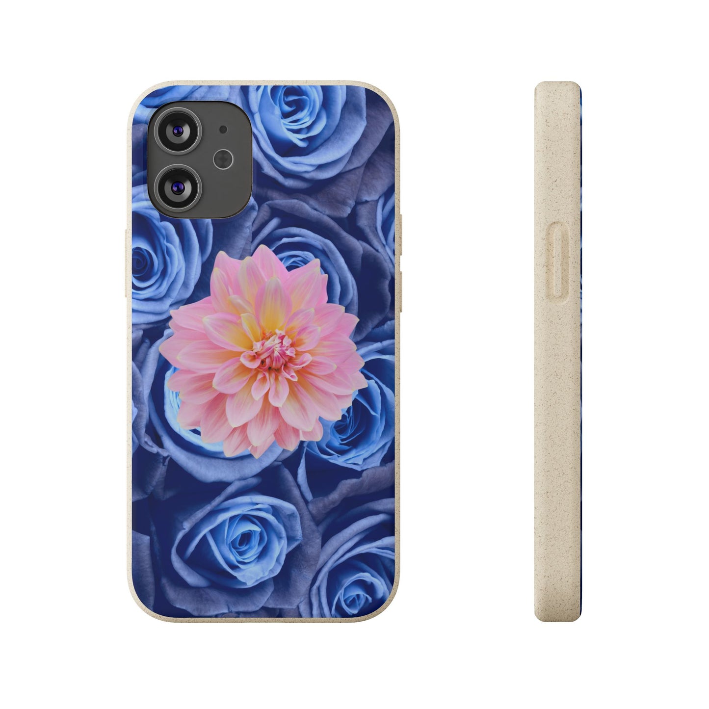 Biodegradable Cases- Blue Roses Design