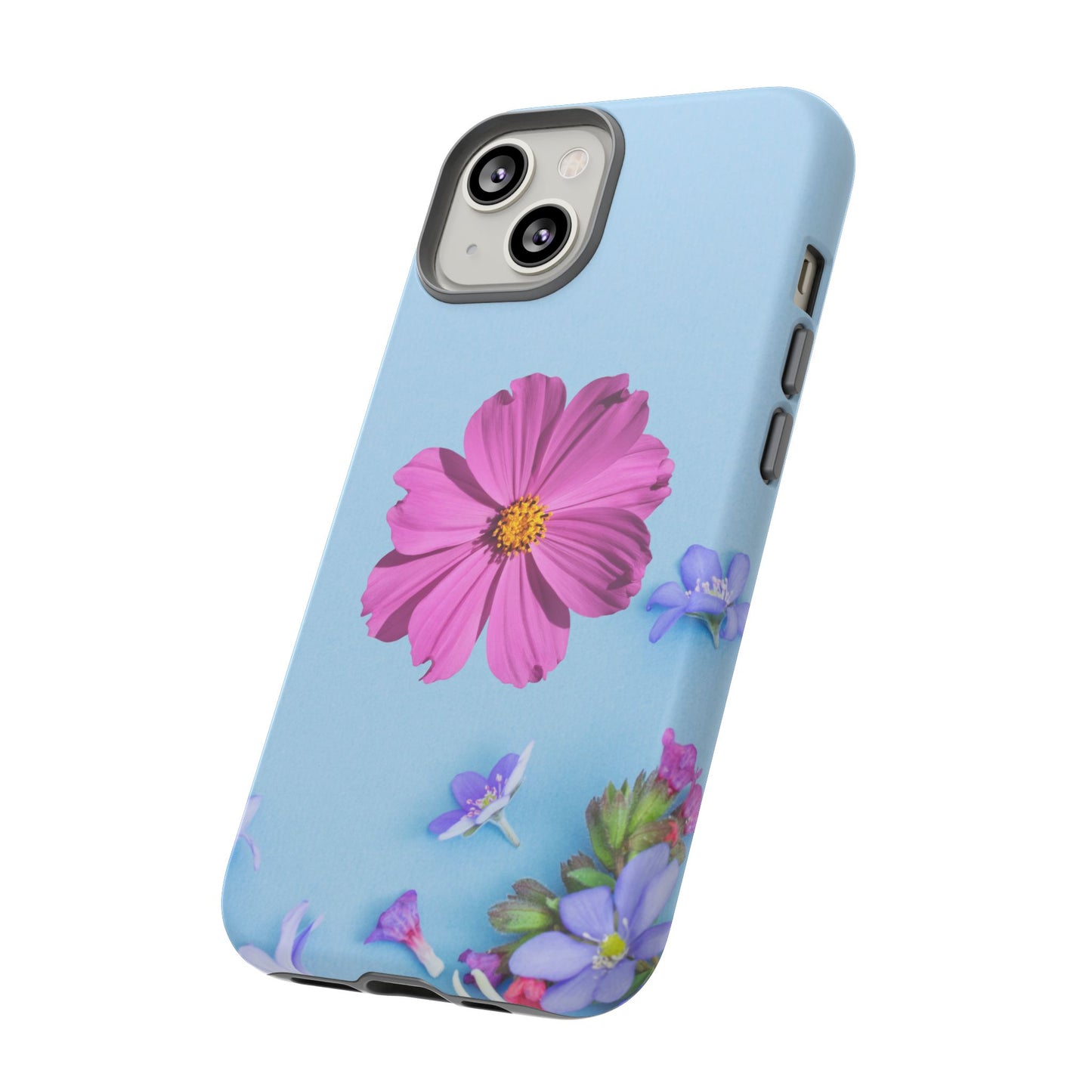 Tough Phone Case - Durable Protection with Vibrant Flower Design