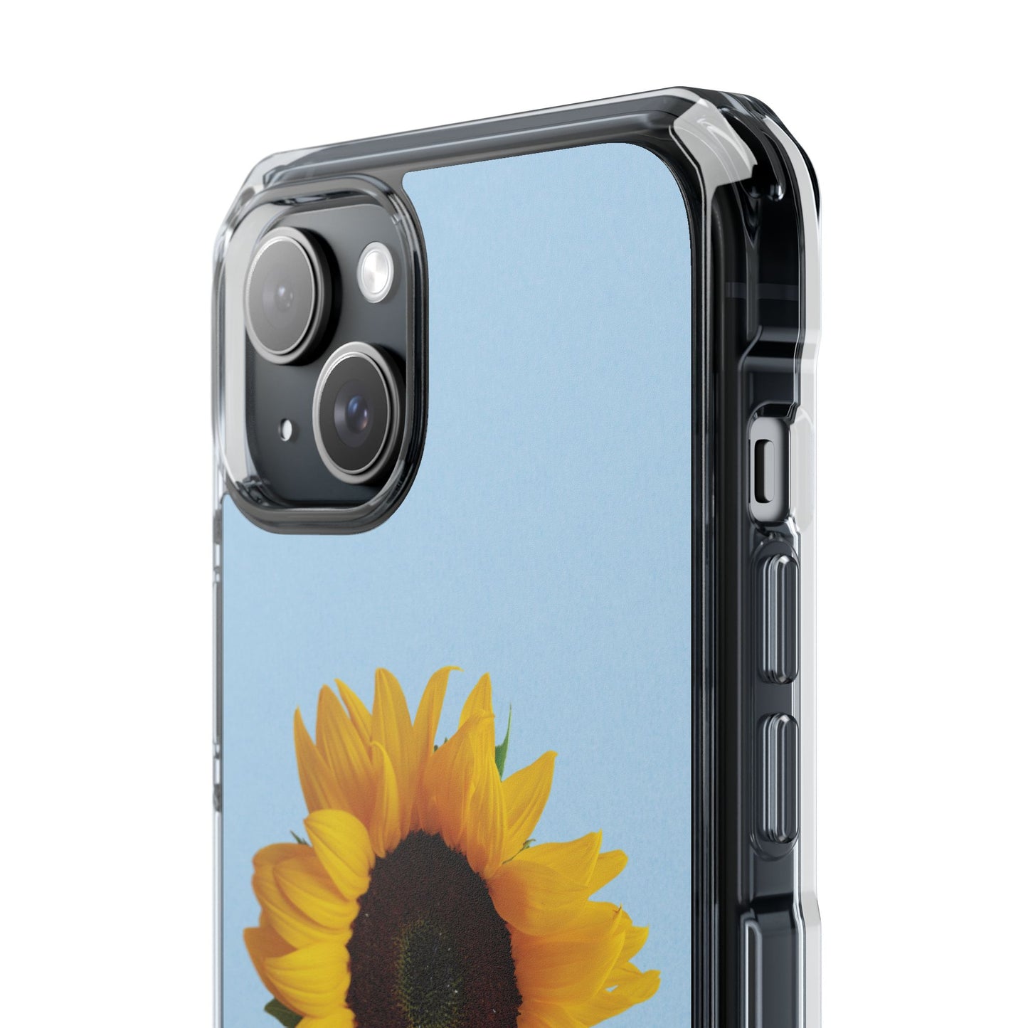 Magnet Clear Impact Case - Floristic Sunflower Design