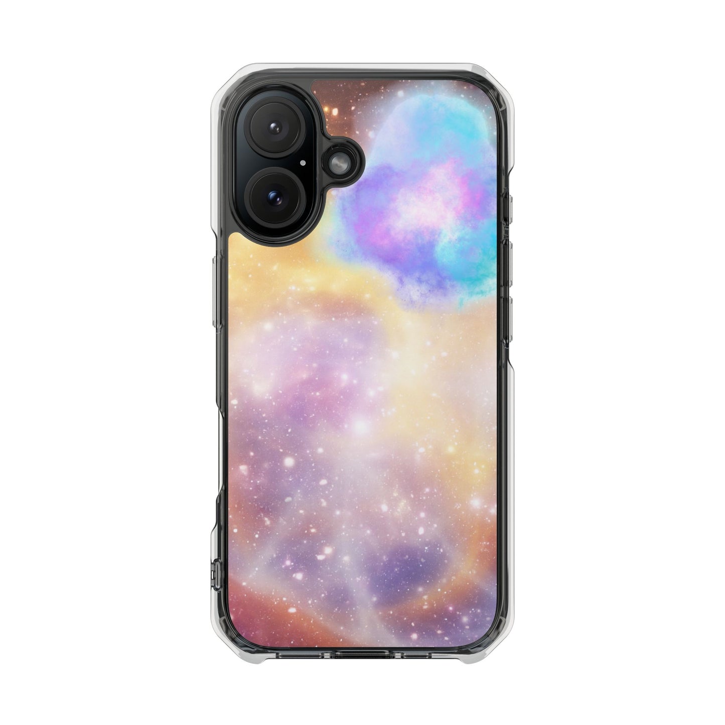 Magnetic Clear Phone Case - Cosmic Colors