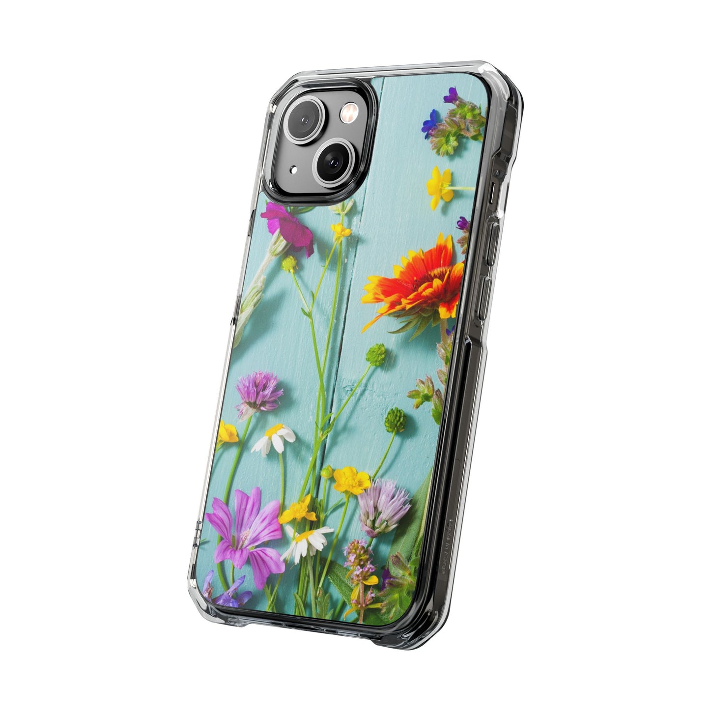 Magnetic Clear Impact Cases- Blossom Field