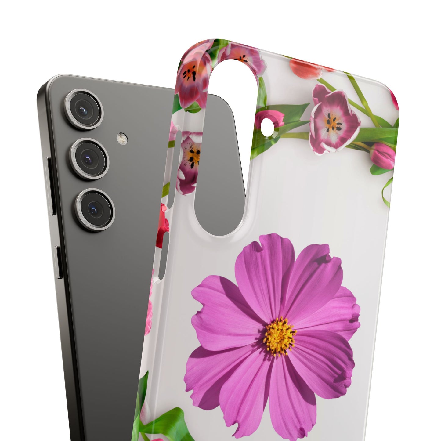 Snap Case- Elegant Flower Design