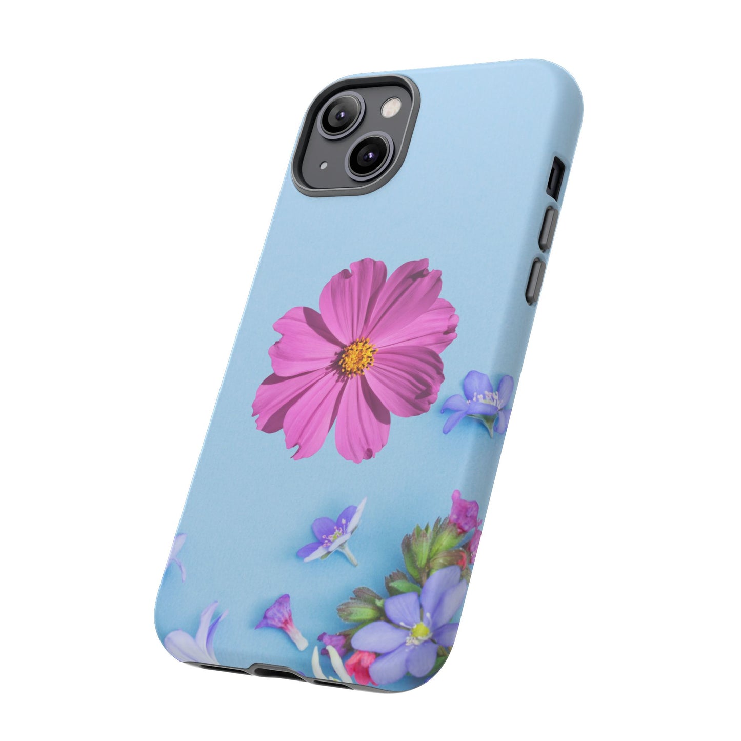 Tough Phone Case - Durable Protection with Vibrant Flower Design