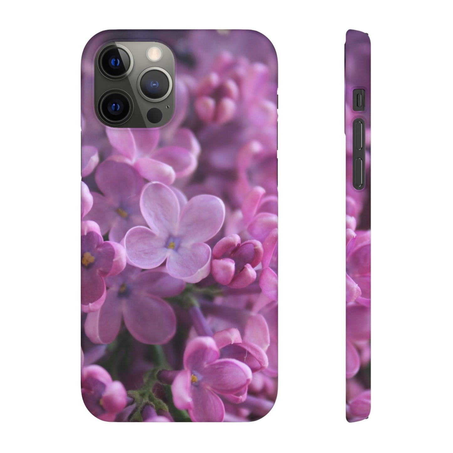 Snap Cases – Vibrant Purple Blossom Design for a Personalized Touch