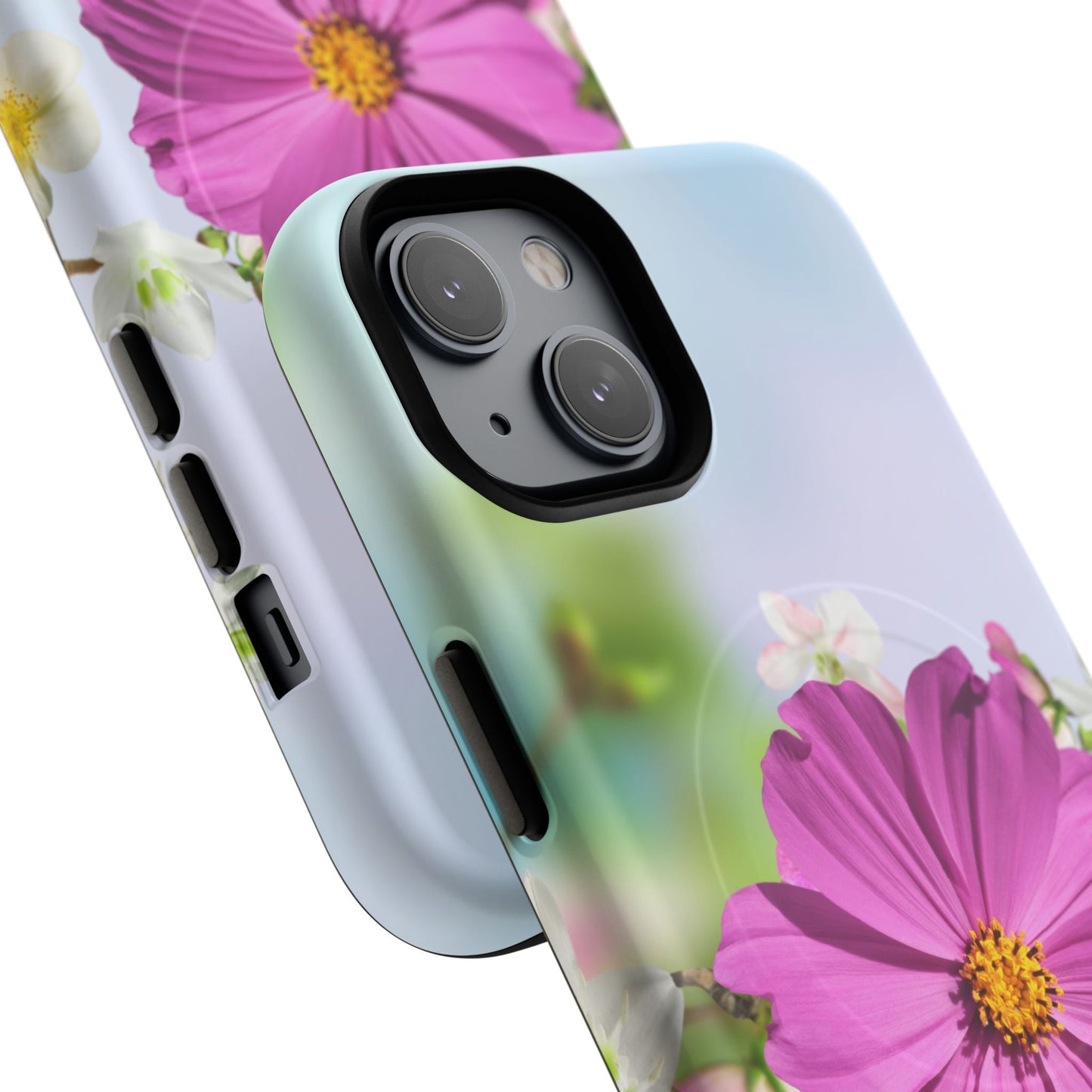 Tough Magnetic Phone Case - Vibrant Flower Design for Nature Lovers