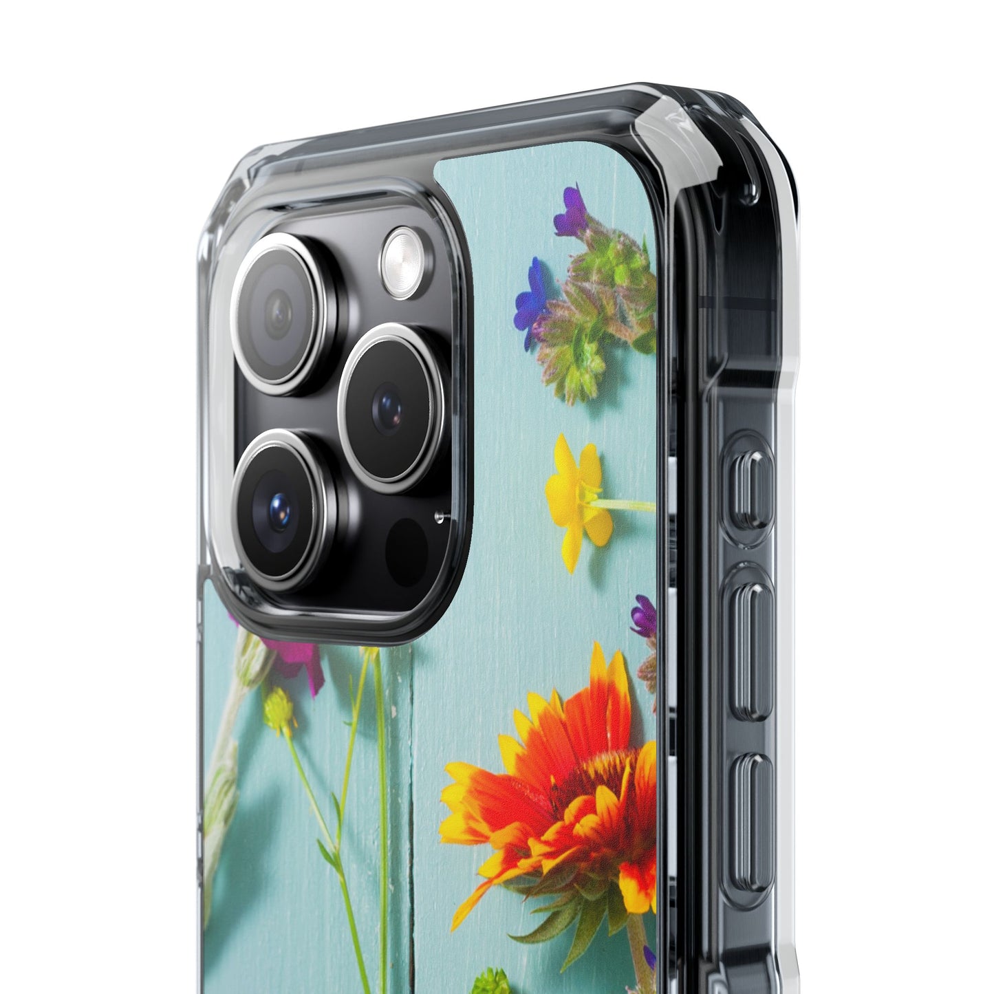 Magnetic Clear Impact Cases- Blossom Field