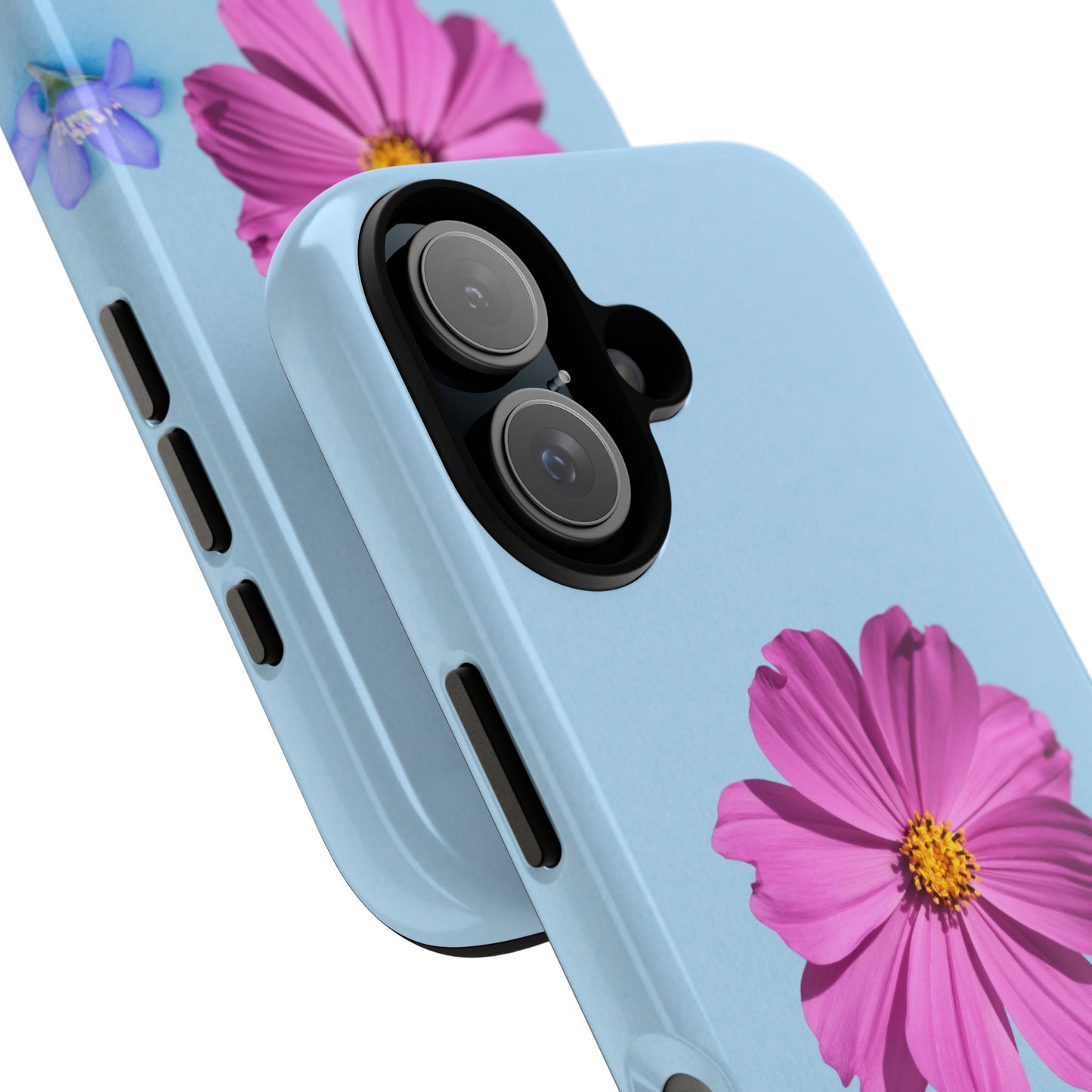 Tough Phone Case - Durable Protection with Vibrant Flower Design