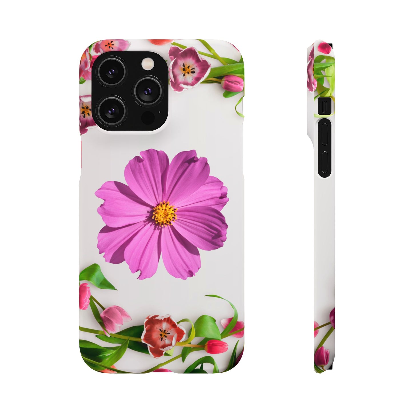 Snap Case- Elegant Flower Design