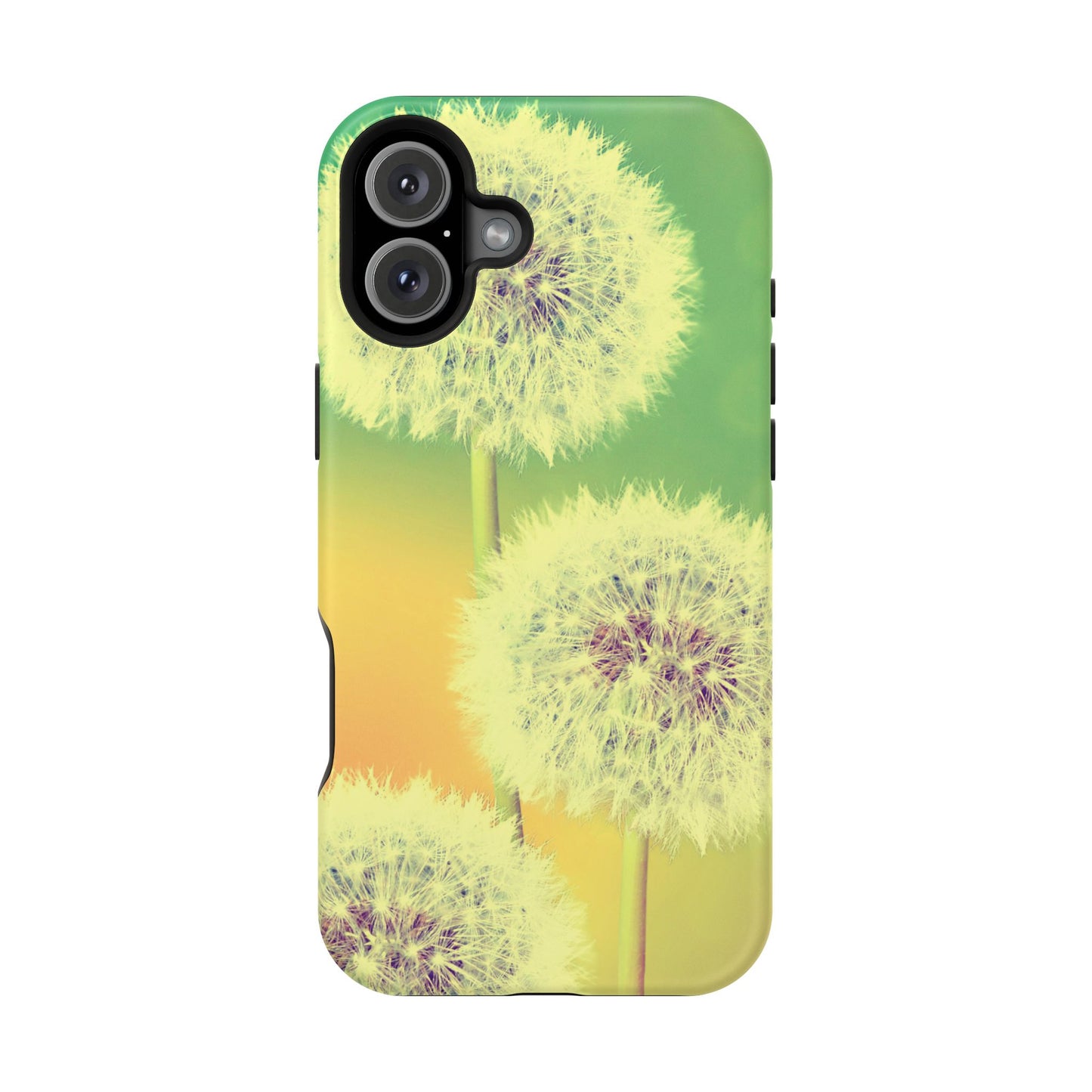 Impact-Resistant Phone Case - Whimsical Dandelion