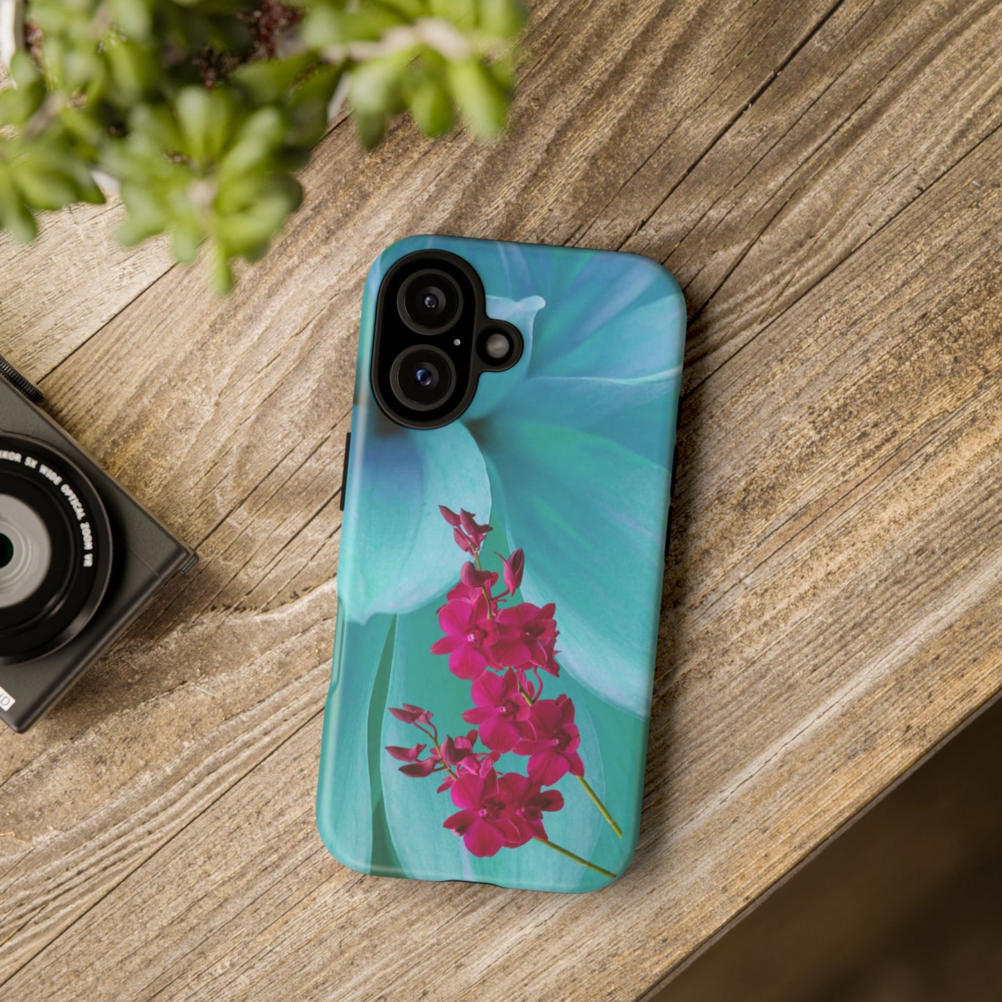 Tough Phone Case - Elegant Orchid Design