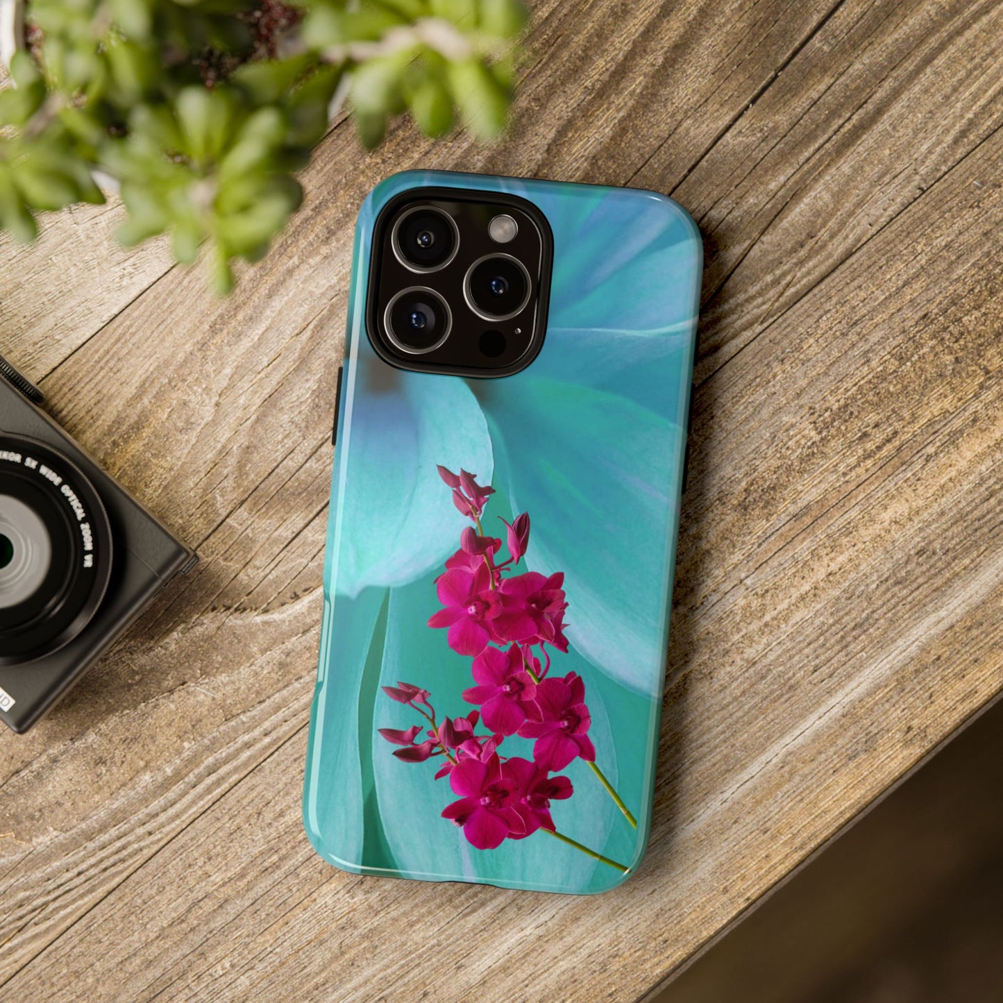 Tough Phone Case - Elegant Orchid Design