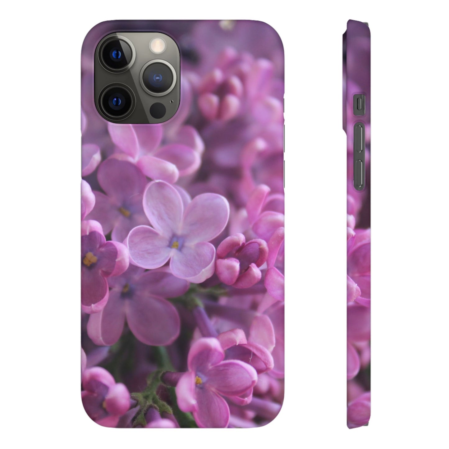 Snap Cases – Vibrant Purple Blossom Design for a Personalized Touch