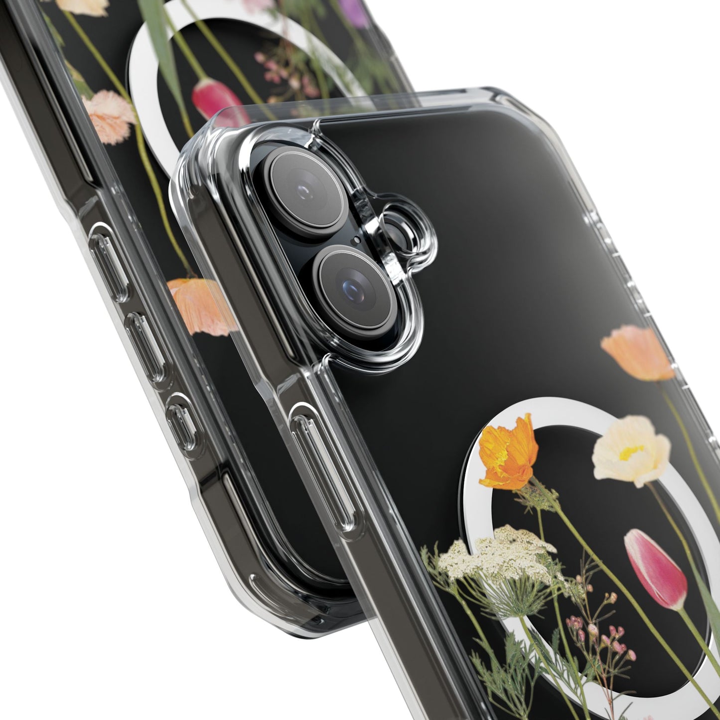 Magnetic Clear iPhone Case - Impact Protection for Nature Lovers