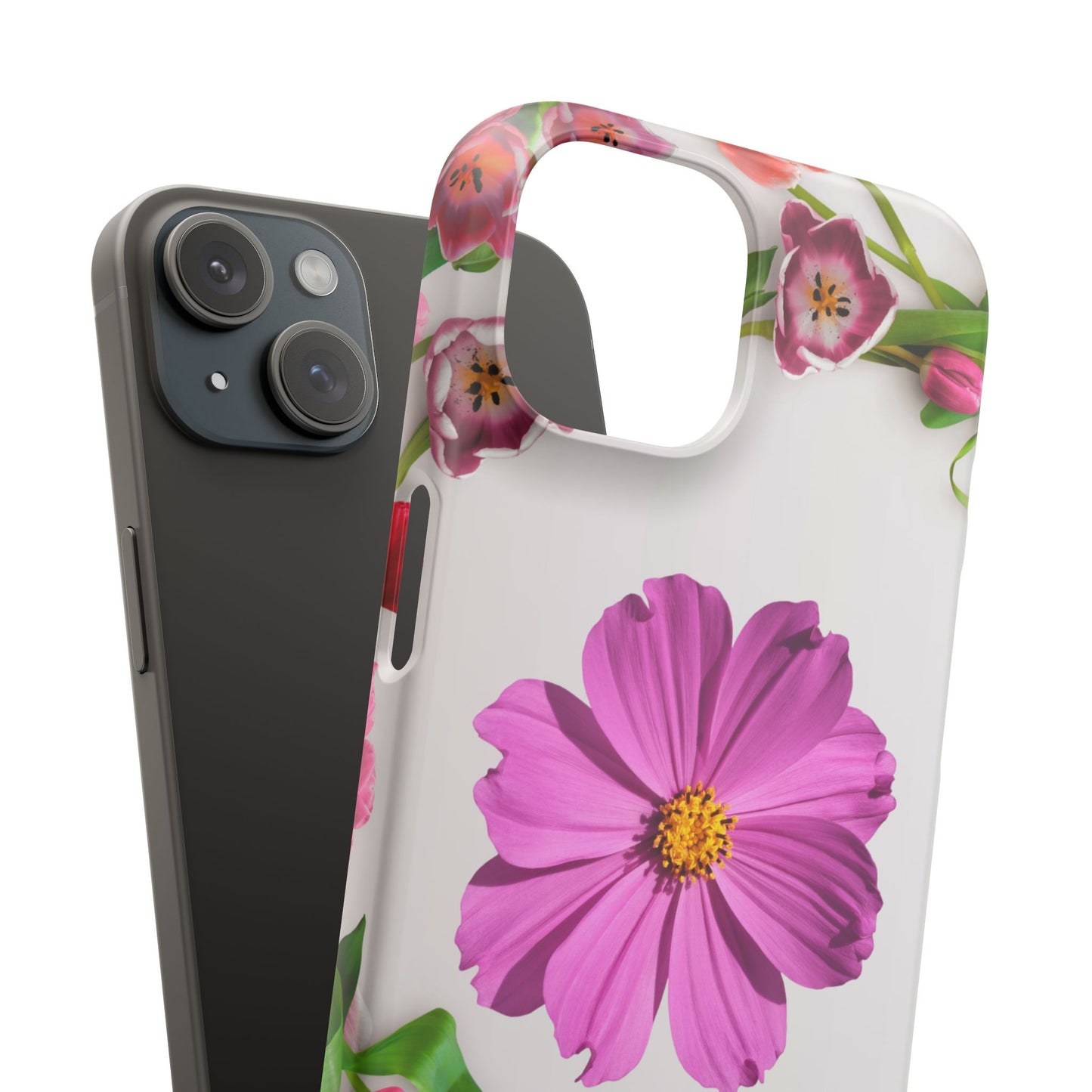 Snap Case- Elegant Flower Design