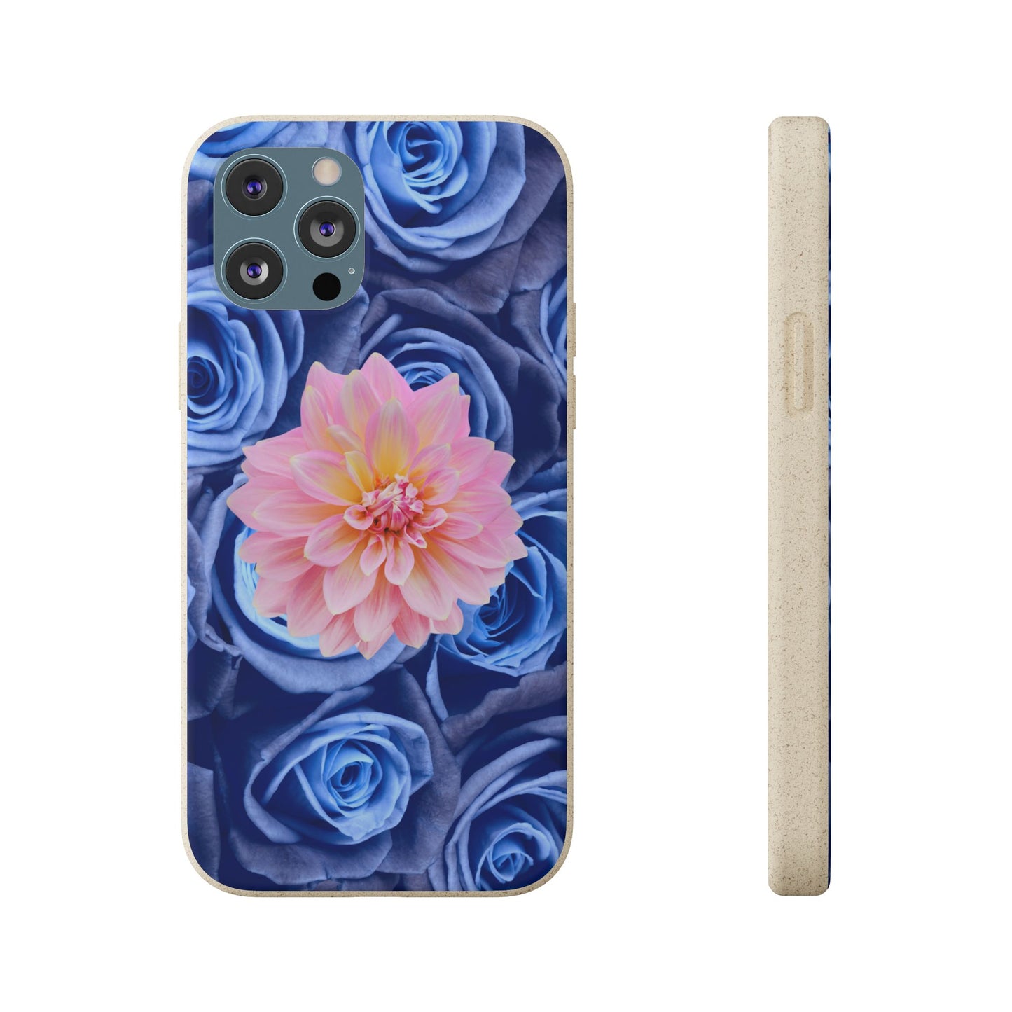 Biodegradable Cases- Blue Roses Design