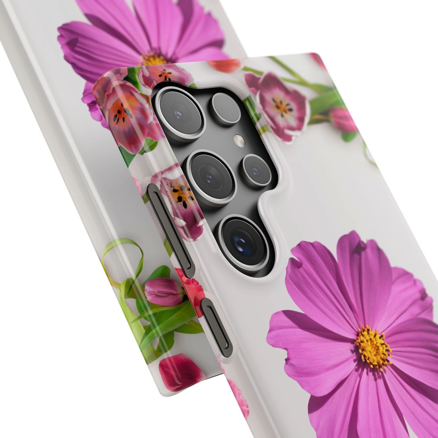 Snap Case- Elegant Flower Design