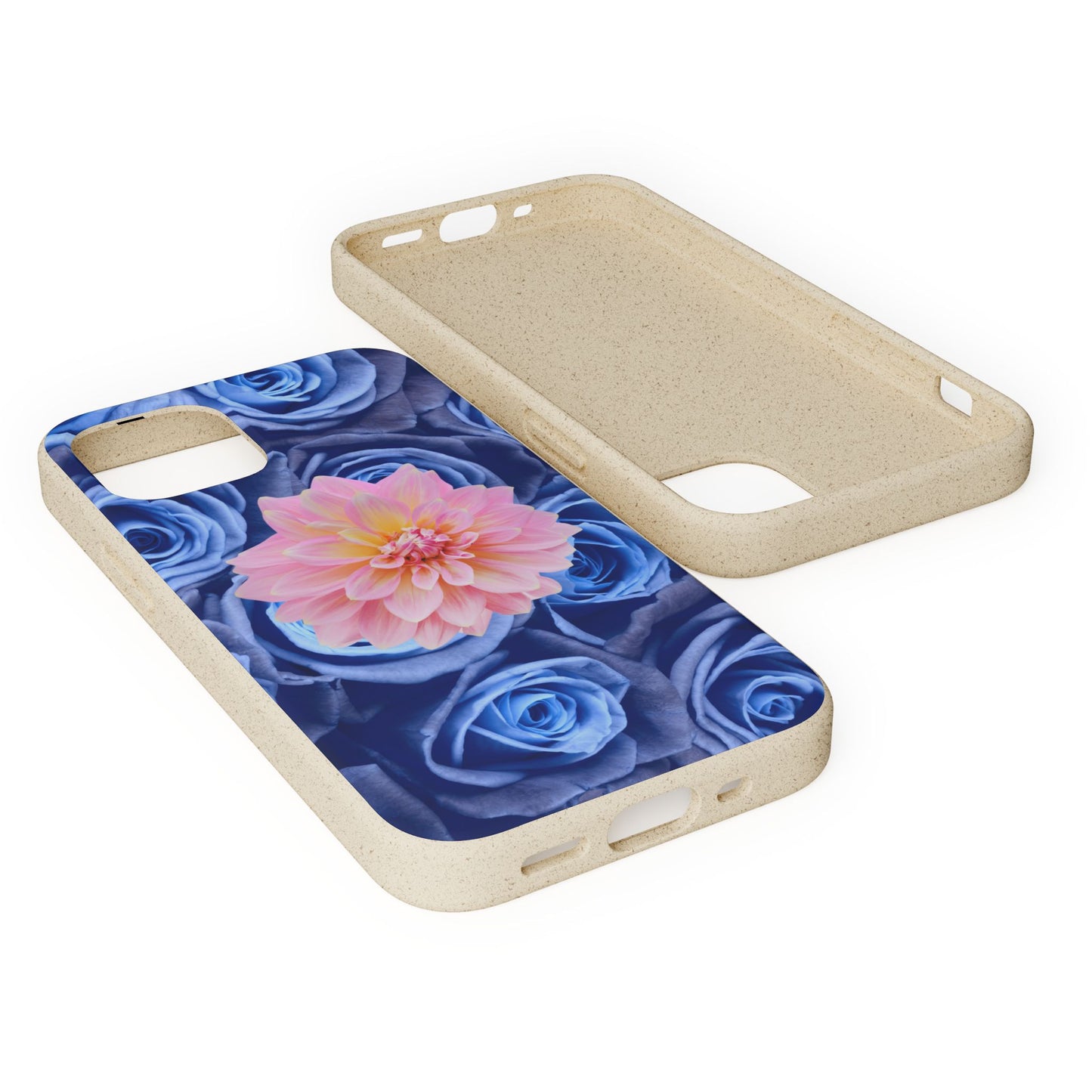 Biodegradable Cases- Blue Roses Design