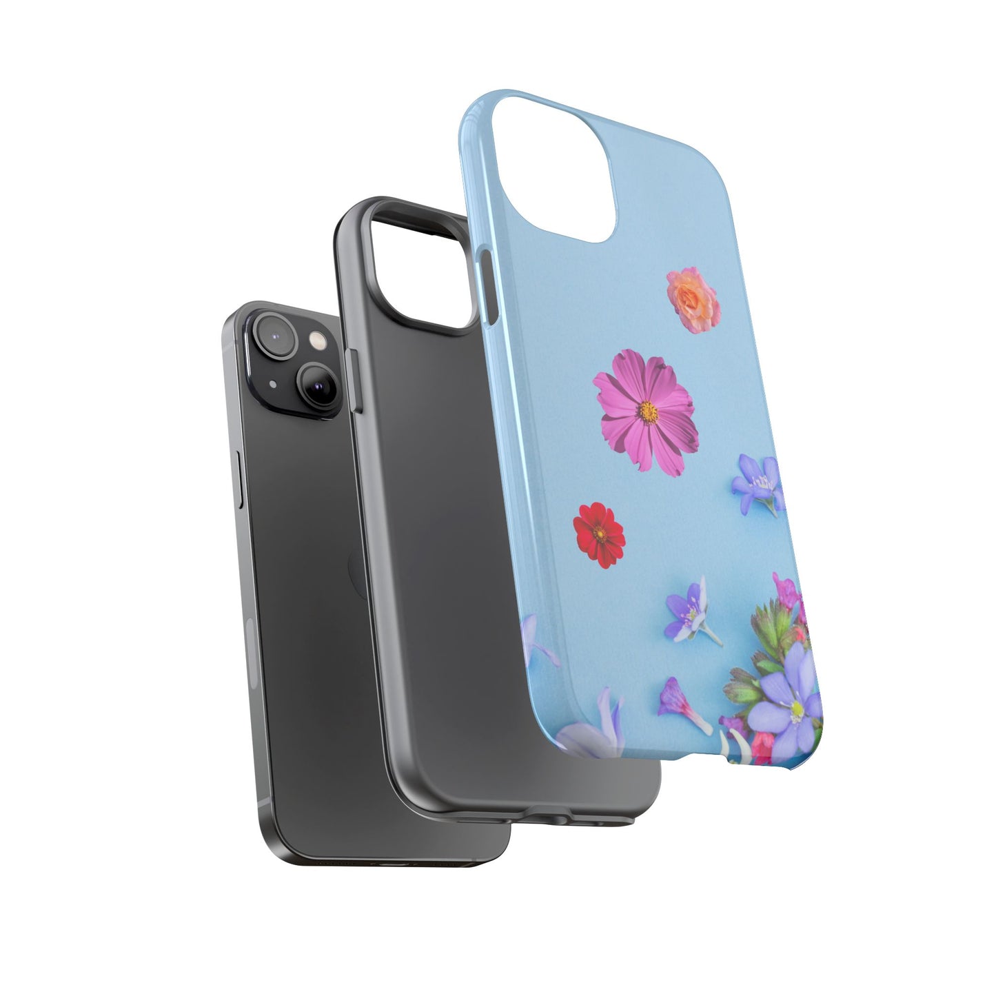 Tough Phone Case - Colorful Flower Design for Spring & Summer