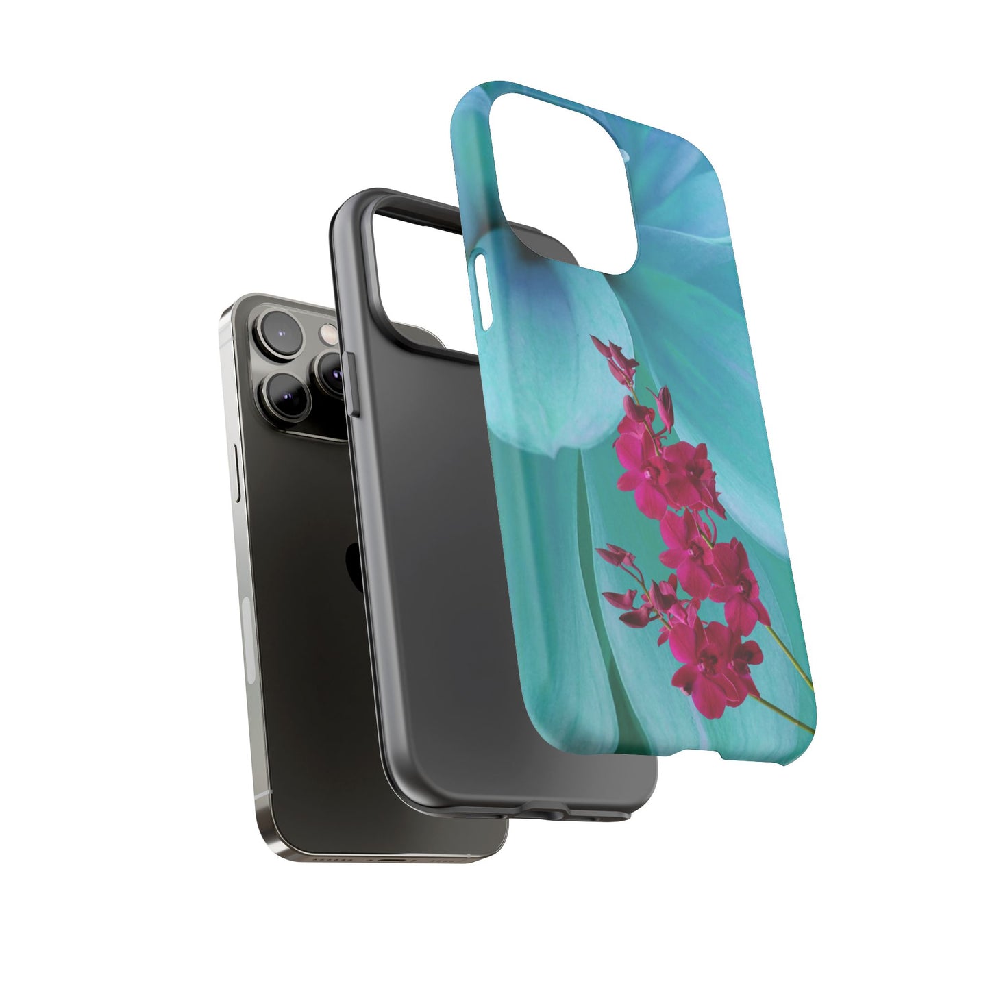 Tough Phone Case - Elegant Orchid Design