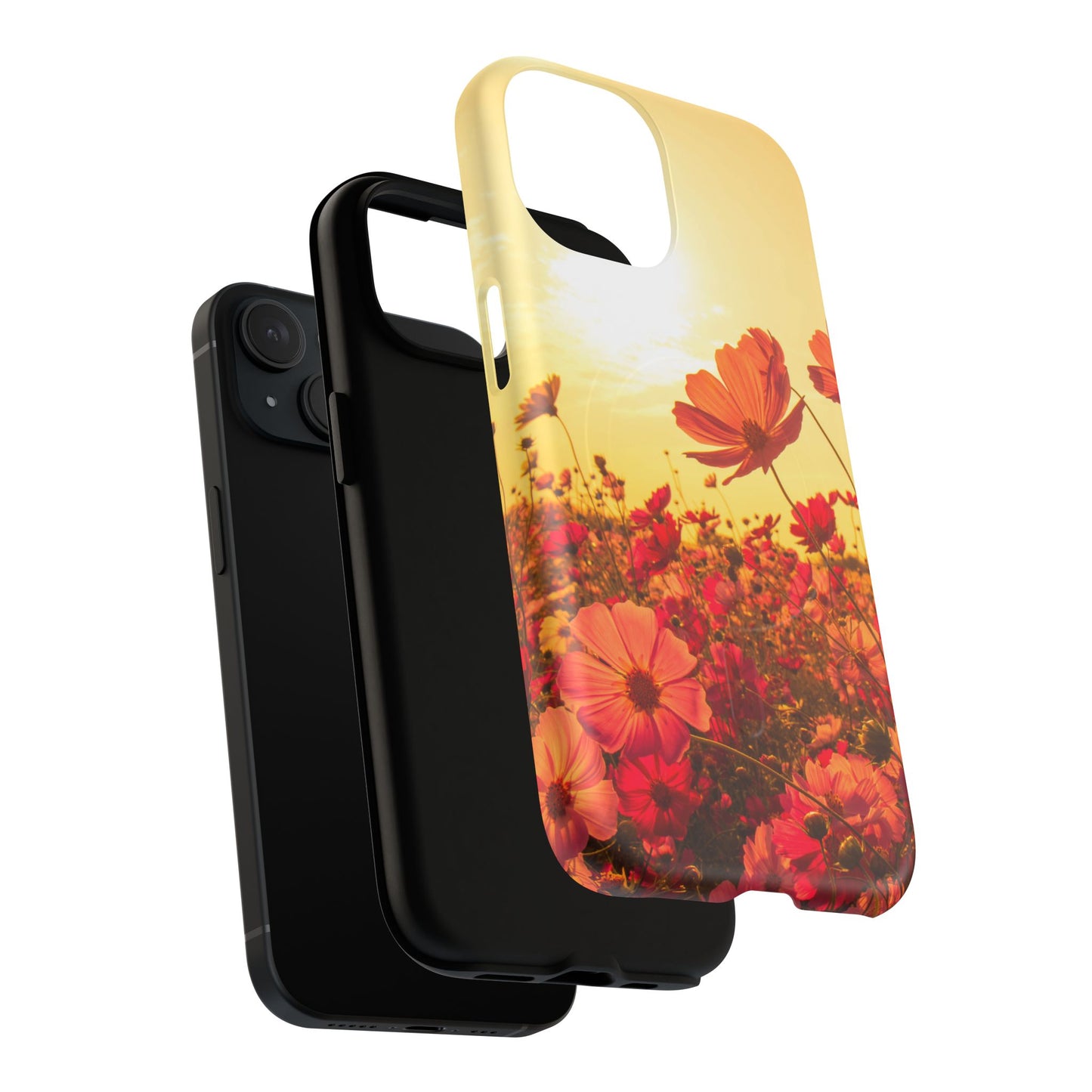 Tough Magnetic Phone Case – Vibrant Floral  and Stylish Protection for Nature Lovers