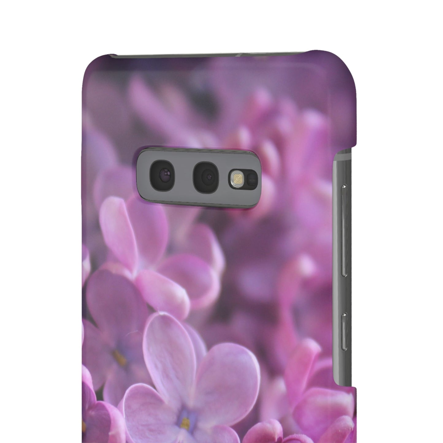 Snap Cases – Vibrant Purple Blossom Design for a Personalized Touch