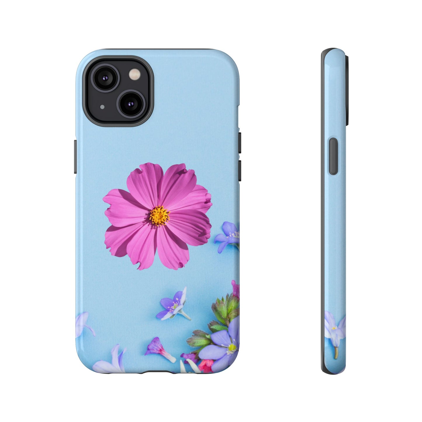 Tough Phone Case - Durable Protection with Vibrant Flower Design