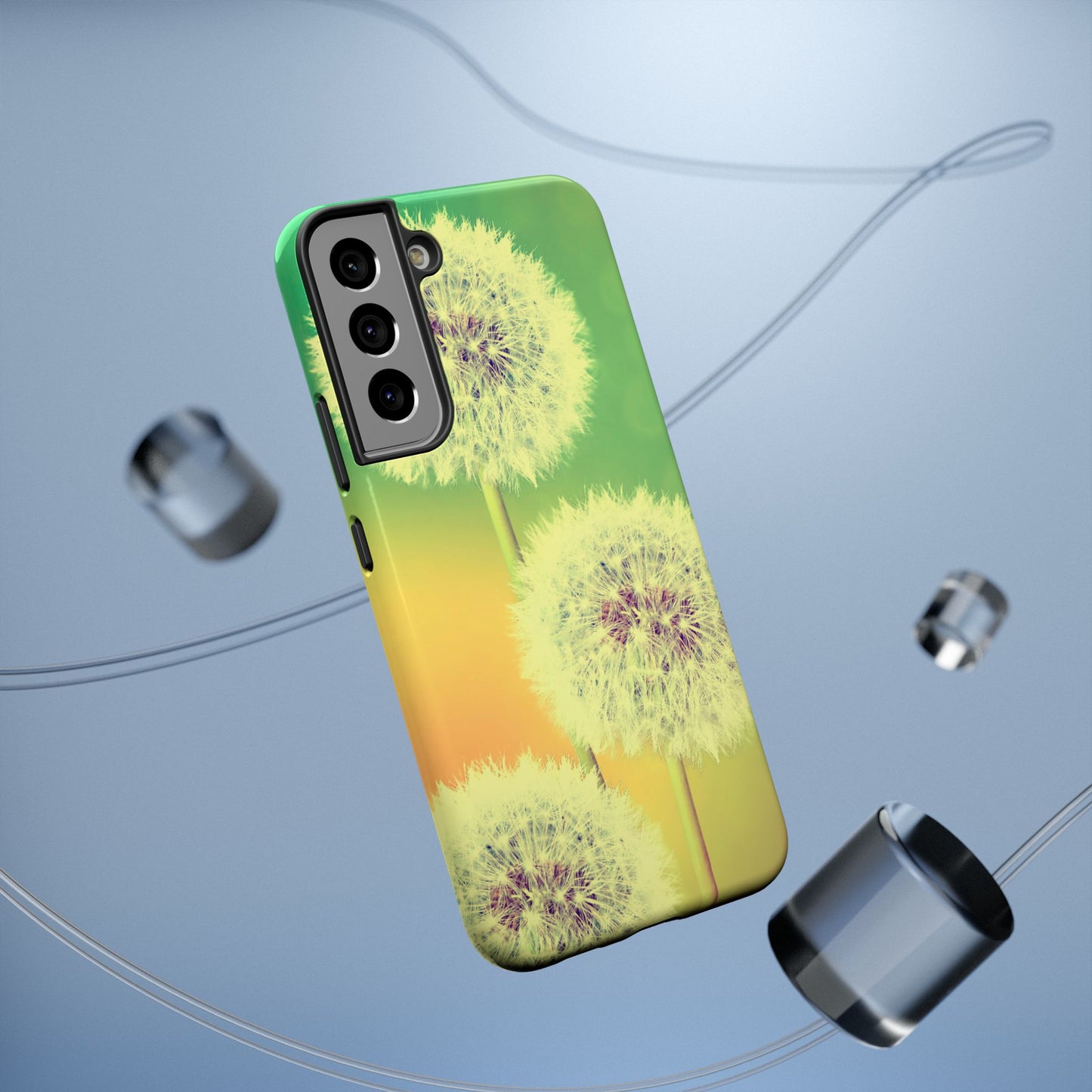 Impact-Resistant Phone Case - Whimsical Dandelion