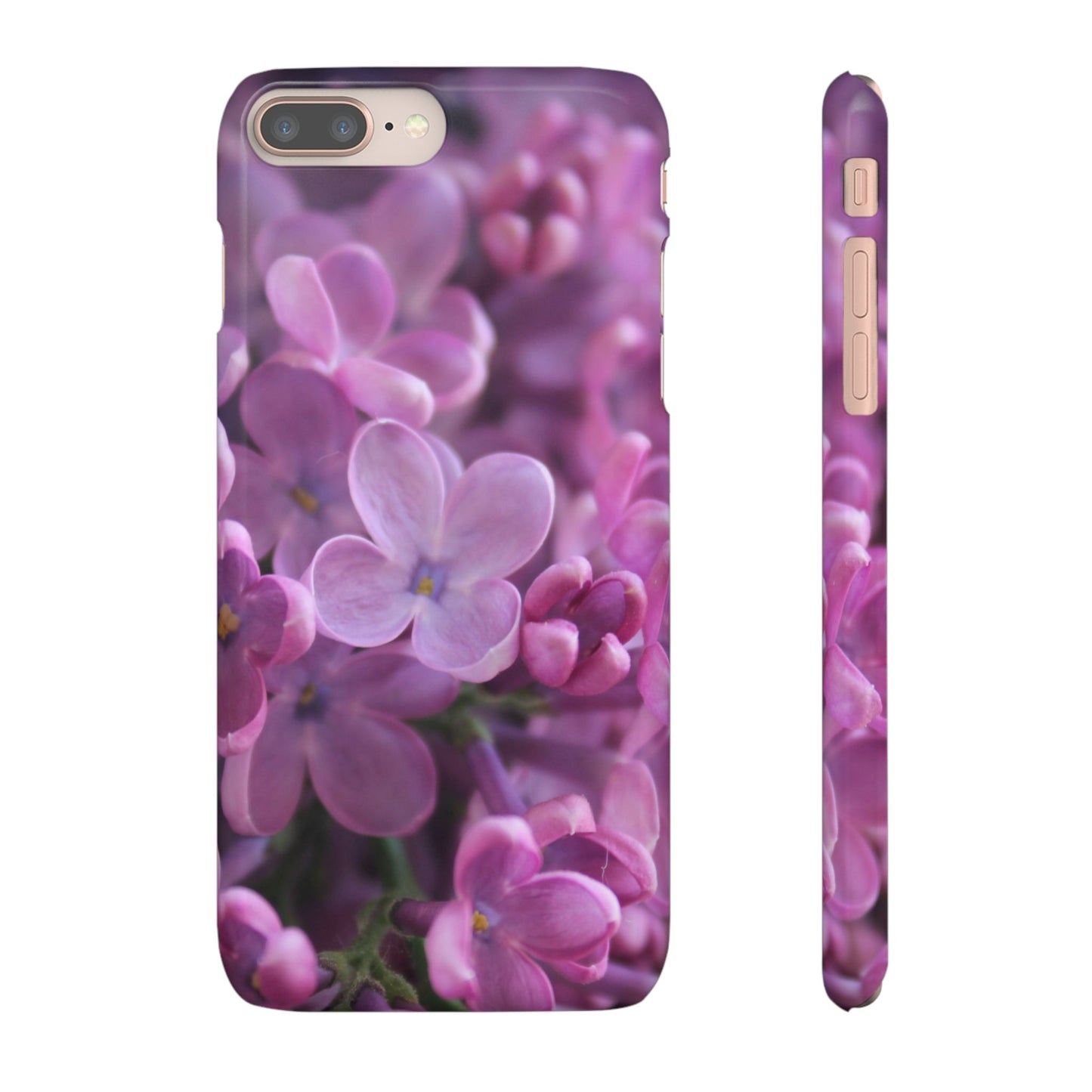 Snap Cases – Vibrant Purple Blossom Design for a Personalized Touch