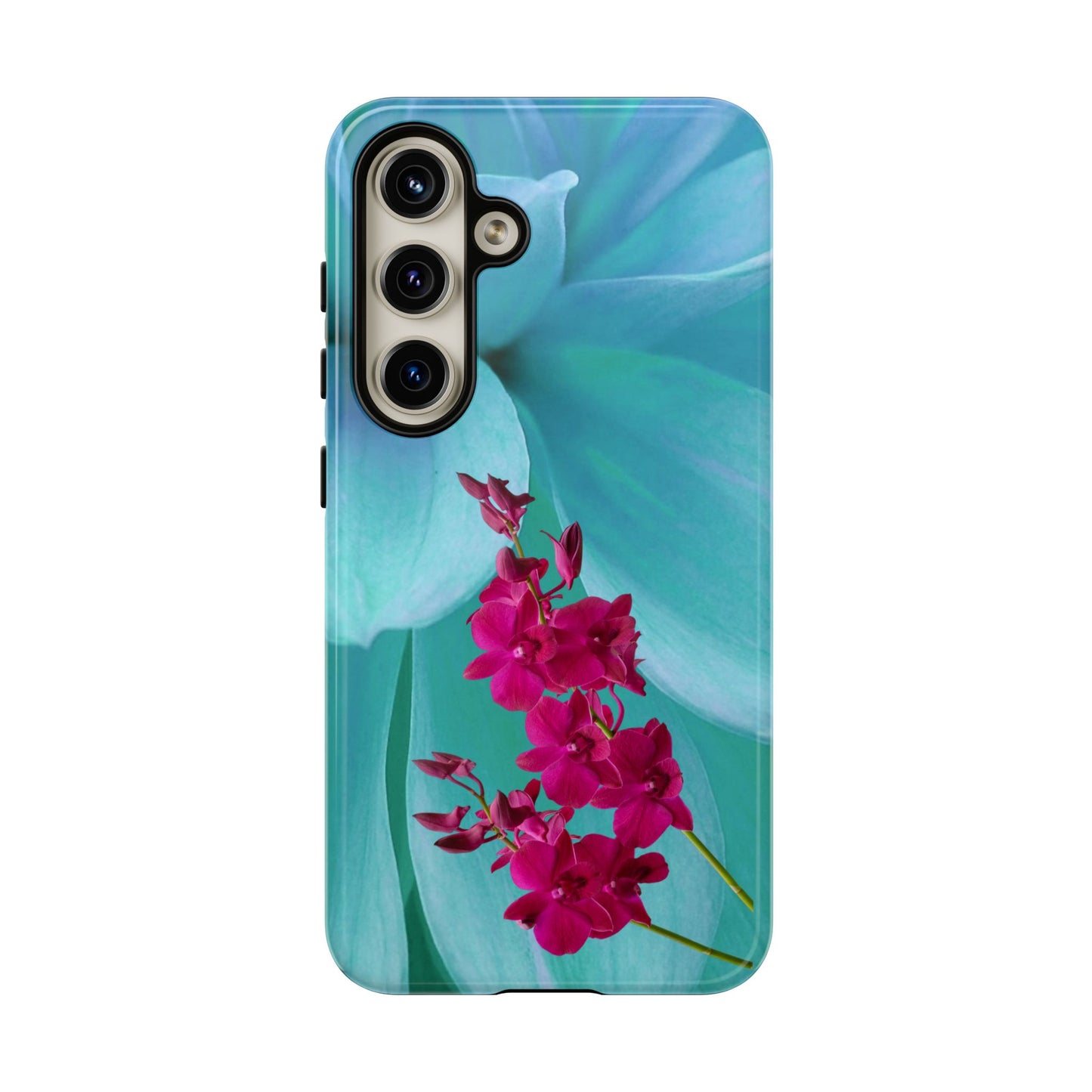 Tough Phone Case - Elegant Orchid Design