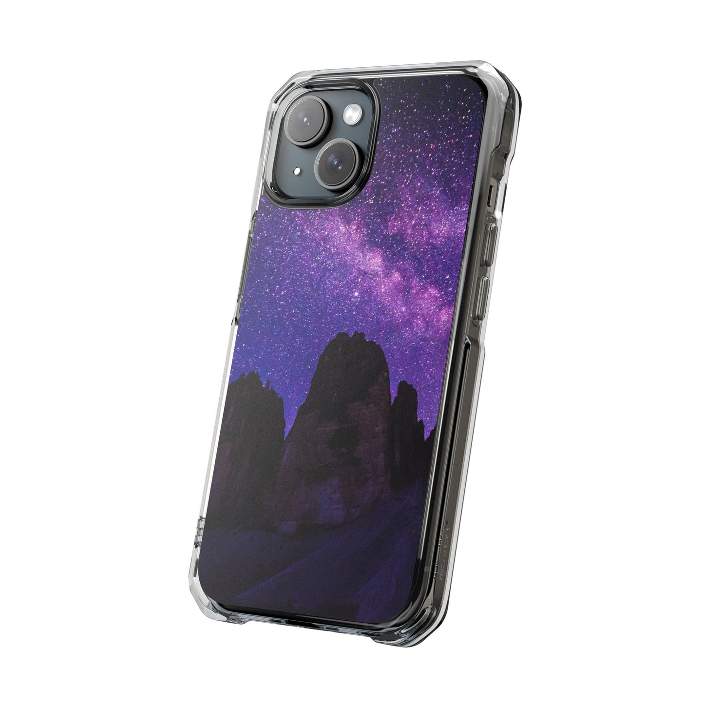 Magnetic Clear Impact Case- Stunning Starry Design