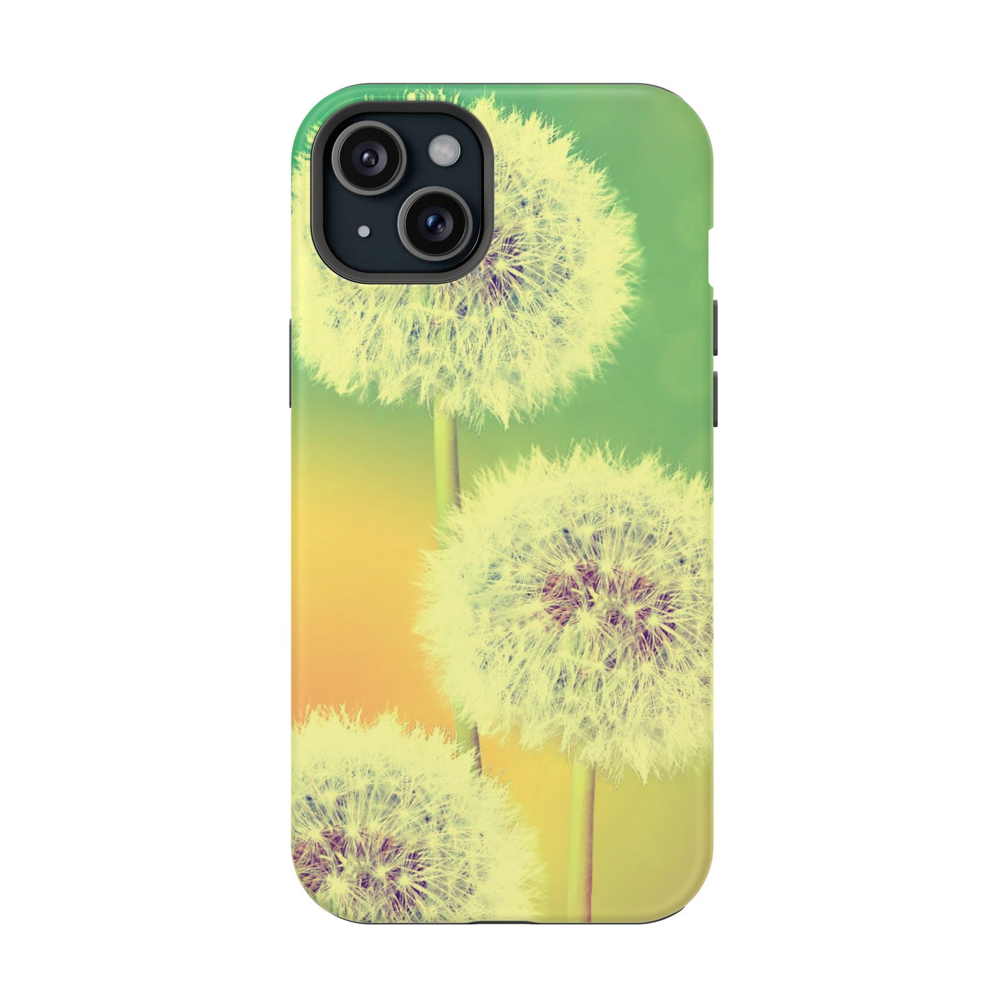 Impact-Resistant Phone Case - Whimsical Dandelion